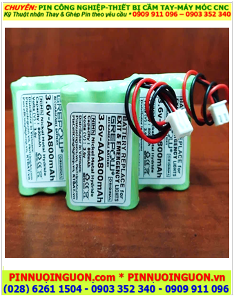 Pin NiMh 3.6v-AAA800mAh; Pin sạc khối 3.6v-AAA800mAh; Pin sạc công nghiệp 3.6v-AAA800mAh